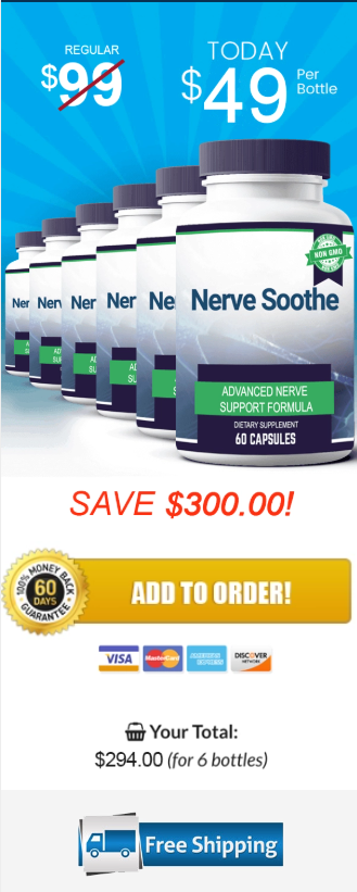 Nerve Soothe 6 bottles